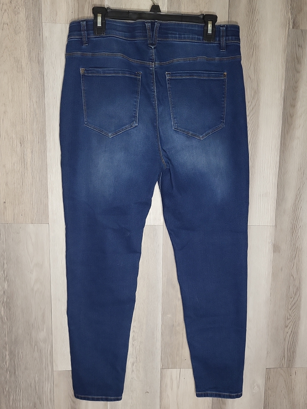 Curve Appeal Womens 14/32 Ankle Jeans Tapered Leg Figure Friendly Stretch - Picture 7 of 8